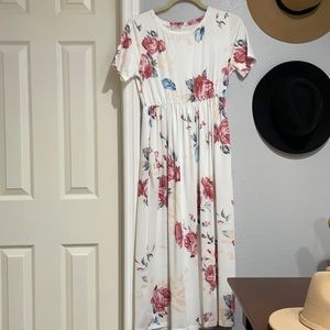 Floral print women’s dress
